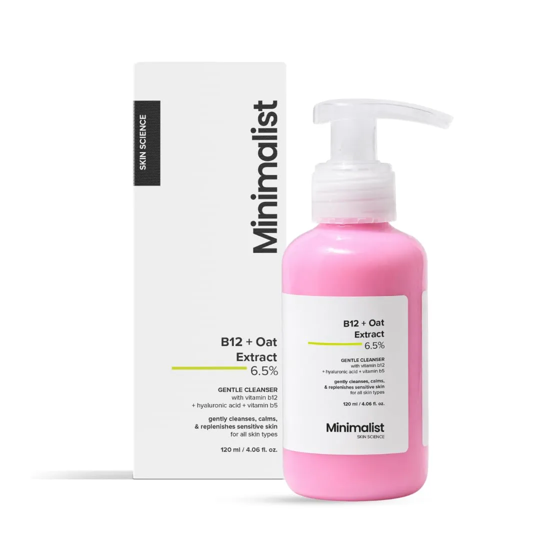 Minimalist B12 + Oat Extract 6.5% Gentle Cleanser
