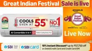 Amazon Great Indian Festival Sale 2026: Offers On Best Inverter Air Conditioners From LG, Panasonic, And More With Bank Offers                                                                                                                              
