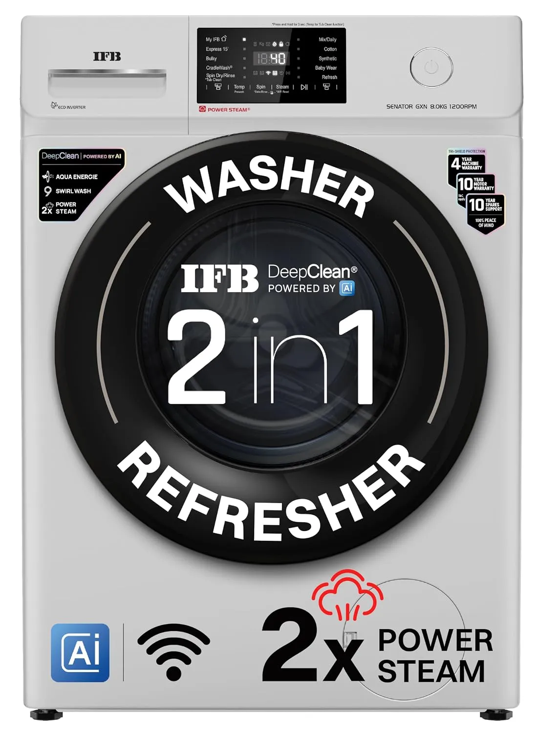 IFB 8 Kg 5 Star, Front Load Washing Machine