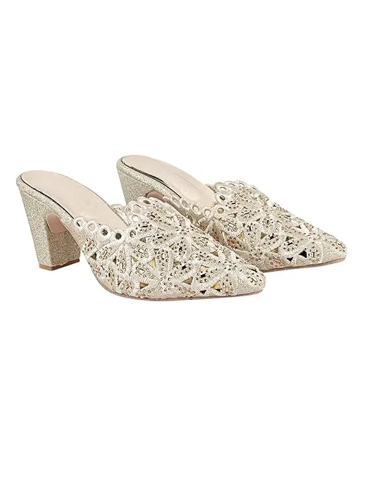 Shoetopia Women Pull On Pump Heels