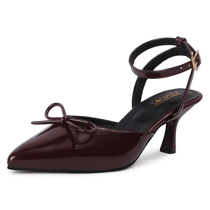 Lensbury Womens Kitten Heel Slingback Heel