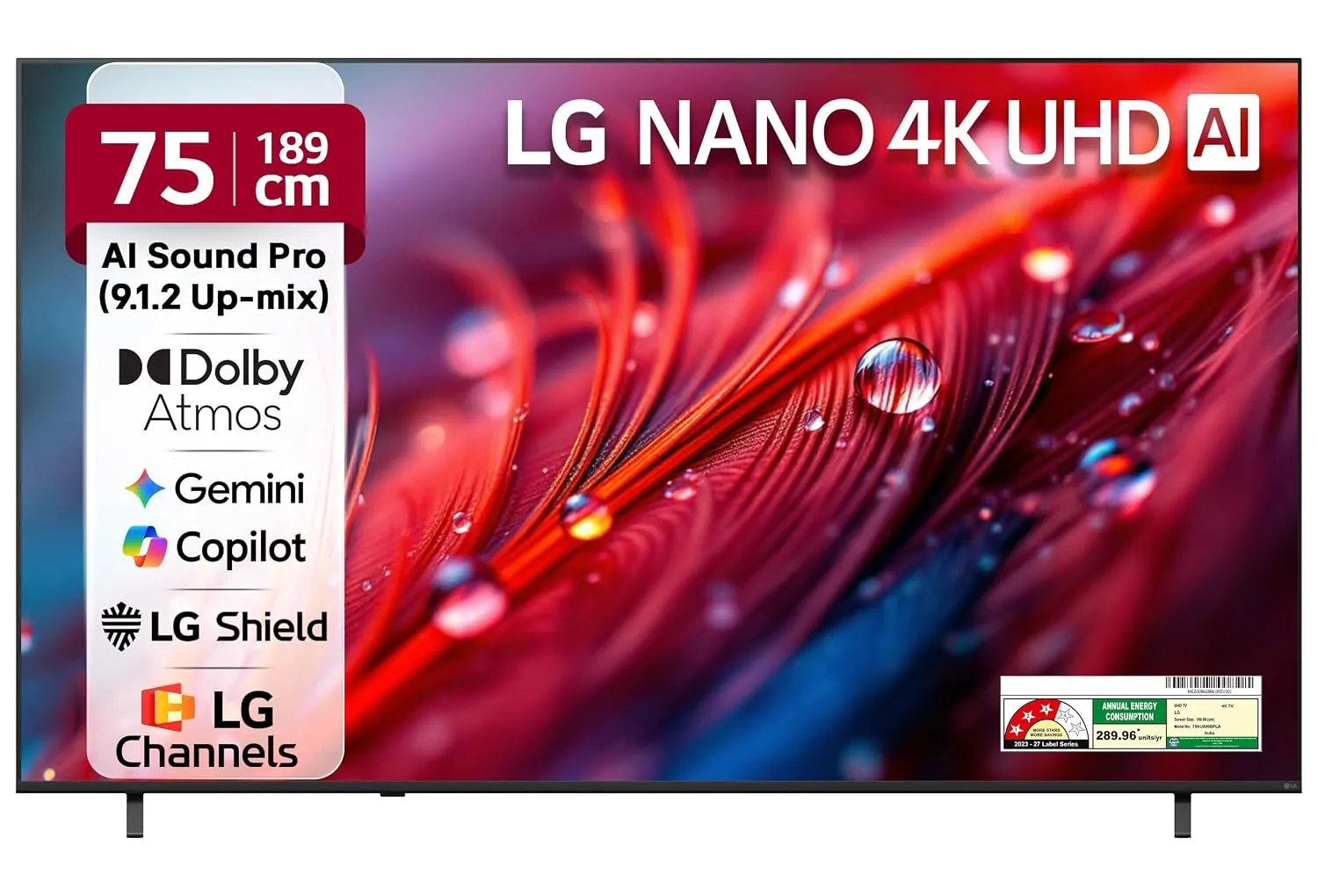 LG 75 inches NU87 AI Series Nano 4K Ultra HD Smart webOS LED TV