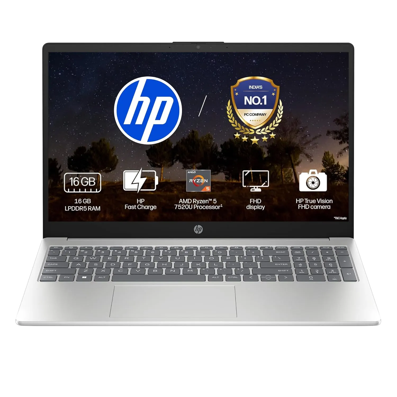 HP 15 Backlit Laptop