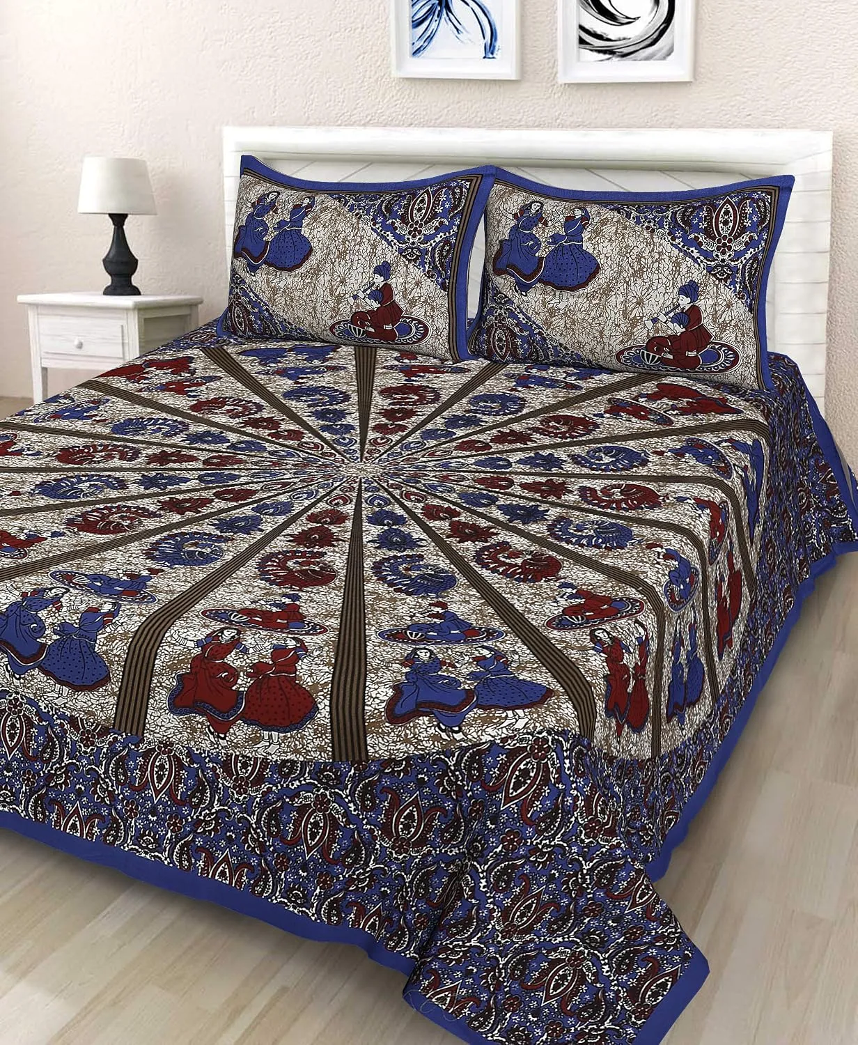 Monique Cotton Double Bedsheet 144 TC