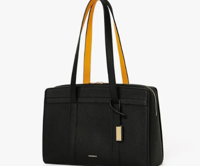 MOKOBARA The Celeste Tote Bag | Lightweight for Daily use and Work with Luggage Sleeve and 14" Laptop Compartment with Magnetic closure for Women