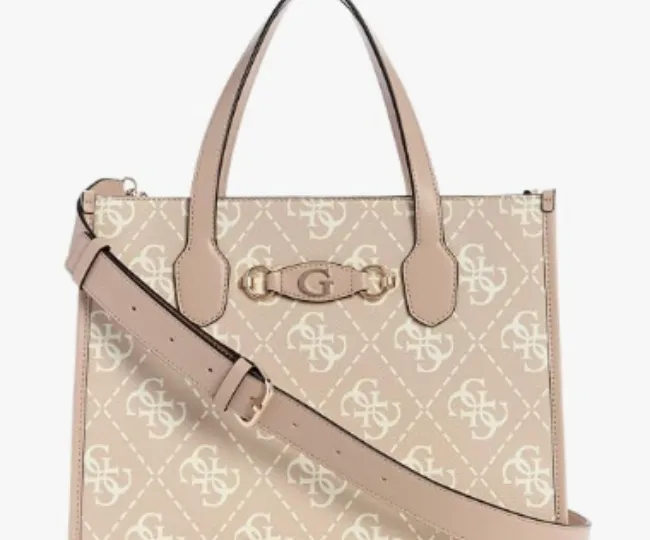 GUESS Women's Logo Printed Tote| Ladies Purse Handbags | Gift For Ladies