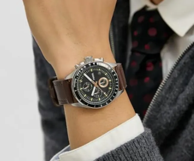 Fossil Decker Brown Watch Ch2885 - Chronograph, Men, Leather