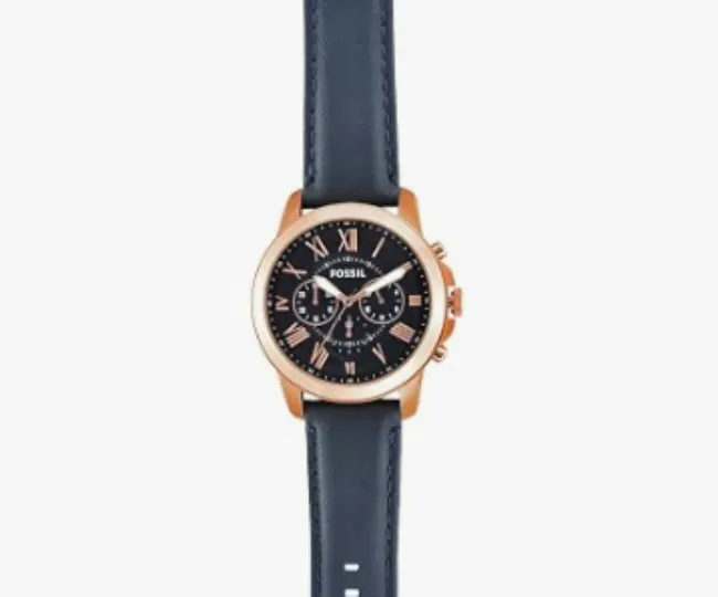 Fossil Analog Blue Dial Men's Watch