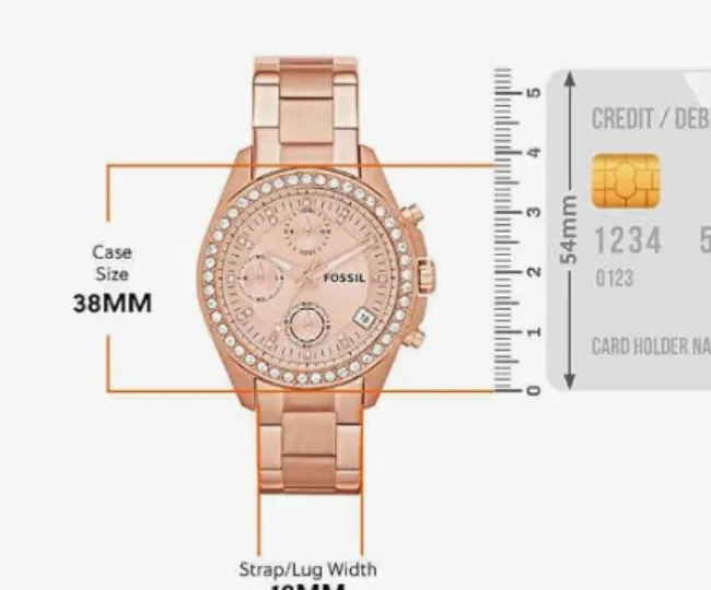 Fossil Decker Rose Gold Watch ES3352