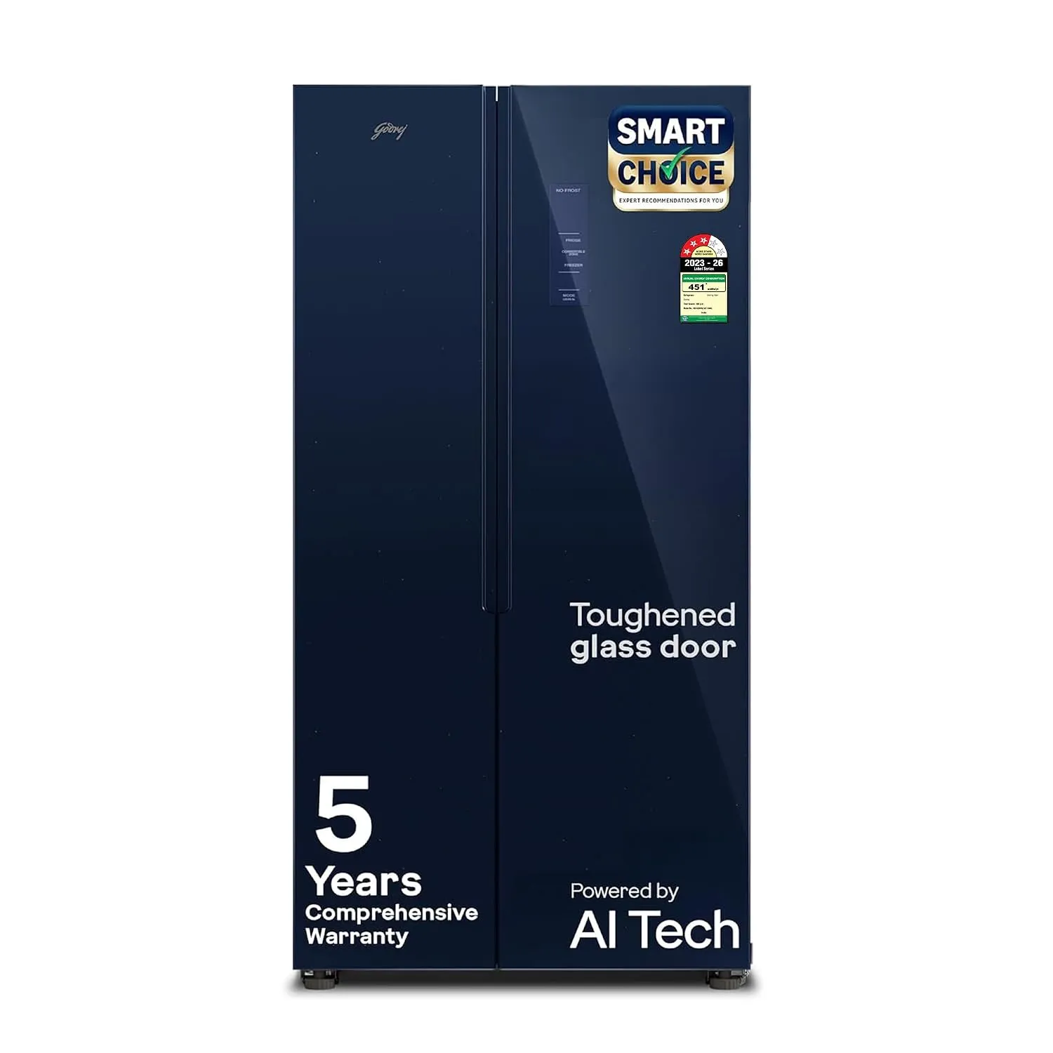 Godrej 600L 3 Star Side by Side Refrigerator