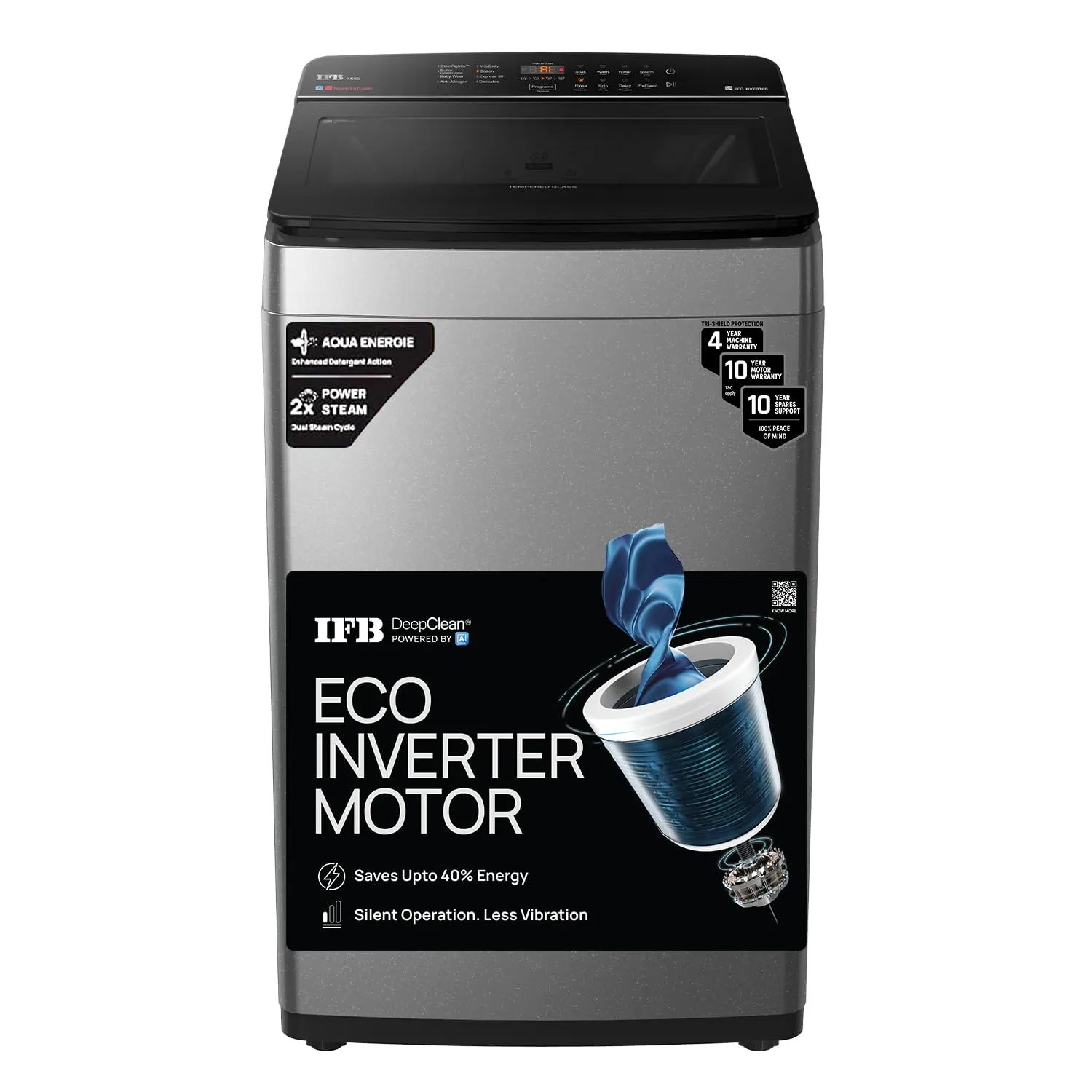 IFB 7.5 Kg Top Load Washing Machine with Inbuilt Heater