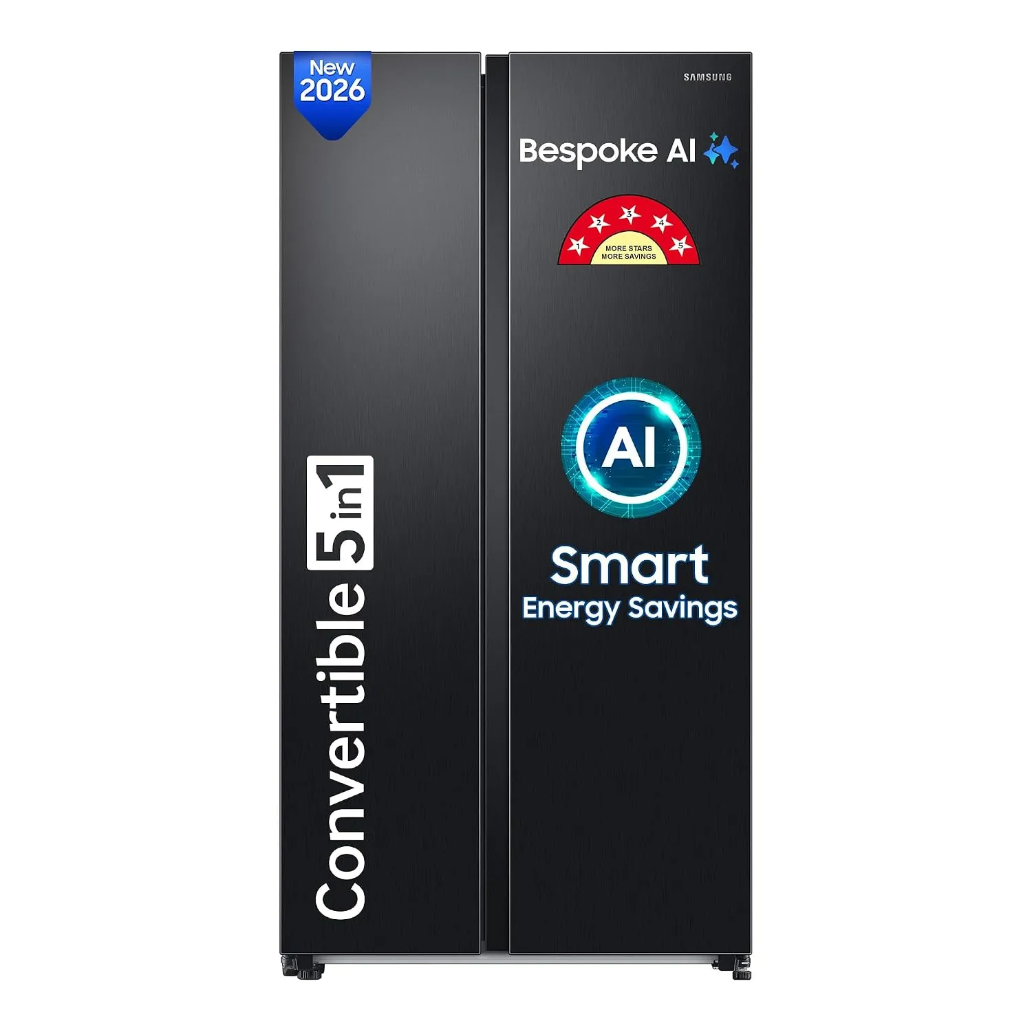Samsung 653 L, 5 Star Side By Side Refrigerator