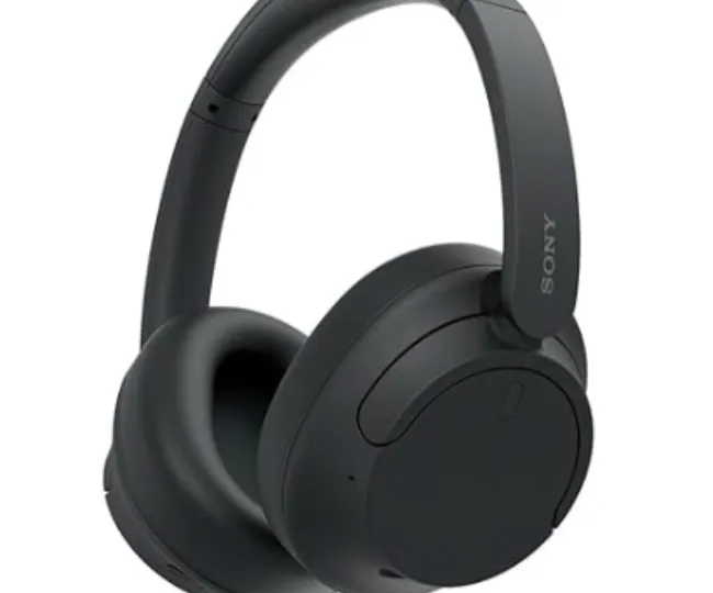 Sony WH-CH720N Active Noise Cancellation Wireless Bluetooth Over Ear Headphones with Mic, Adaptive Sound Control, Quick Charge, Up to 35Hrs Battery, Customized EQ- Black