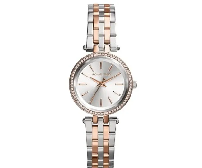 Michael Kors Stainless Steel Analog Silver Dial Women Watch