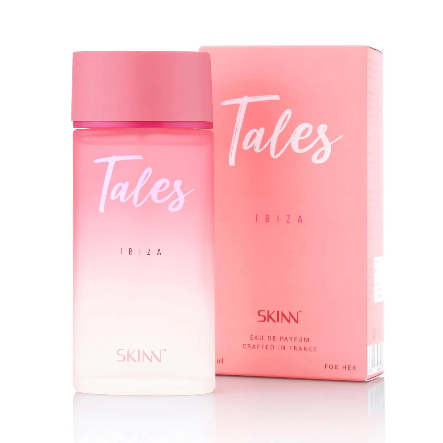 Skinn by Titan | Tales Ibiza Perfume - 100 ml | for Woman | Gift for Women | Premium Fragrance | Grooming Essentials | Long Lasting Smell |Floral & Fruity| Eau De Parfum