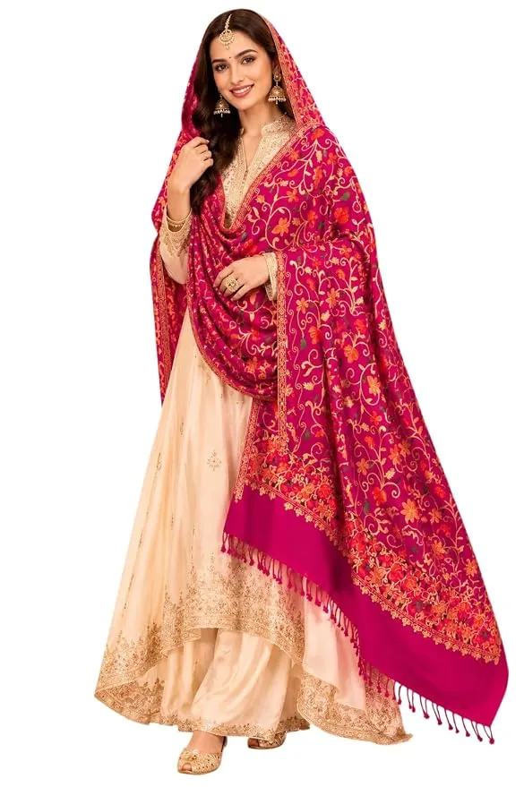 Weavers Villa Designer Acrylic Kashmiri Shawl