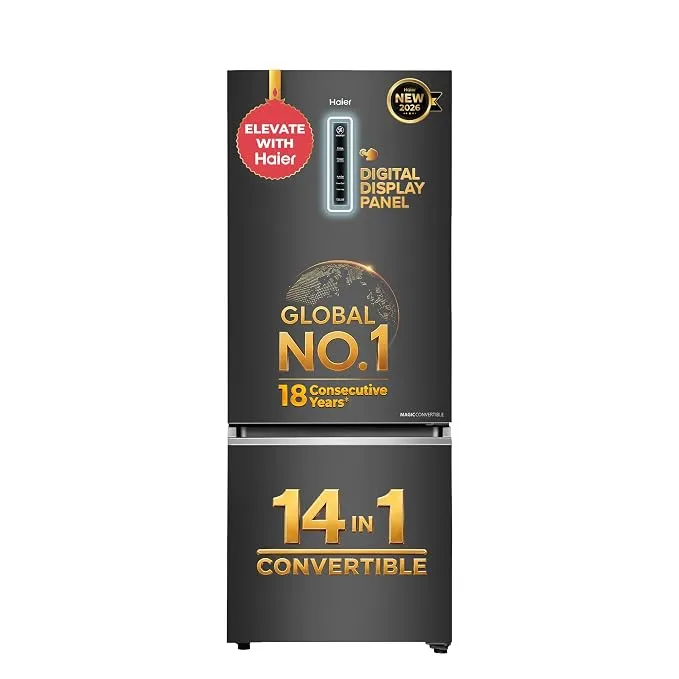 Haier 325 L 3 Star Frost Free Triple Inverter Bottom Mount Refrigerator