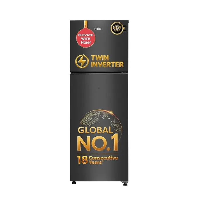 Haier 240 L 2 Star Frost Free Twin Inverter Double Door Refrigerator