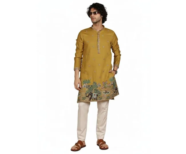 Festive Embellished Long Kurta 