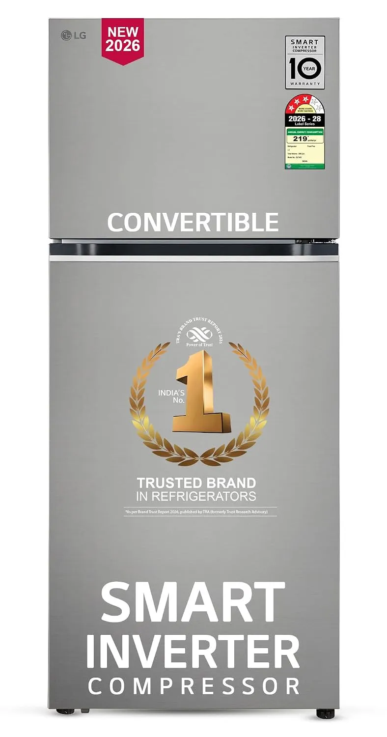 LG 398 L, 3 Star, Convertible, Double Door Refrigerator