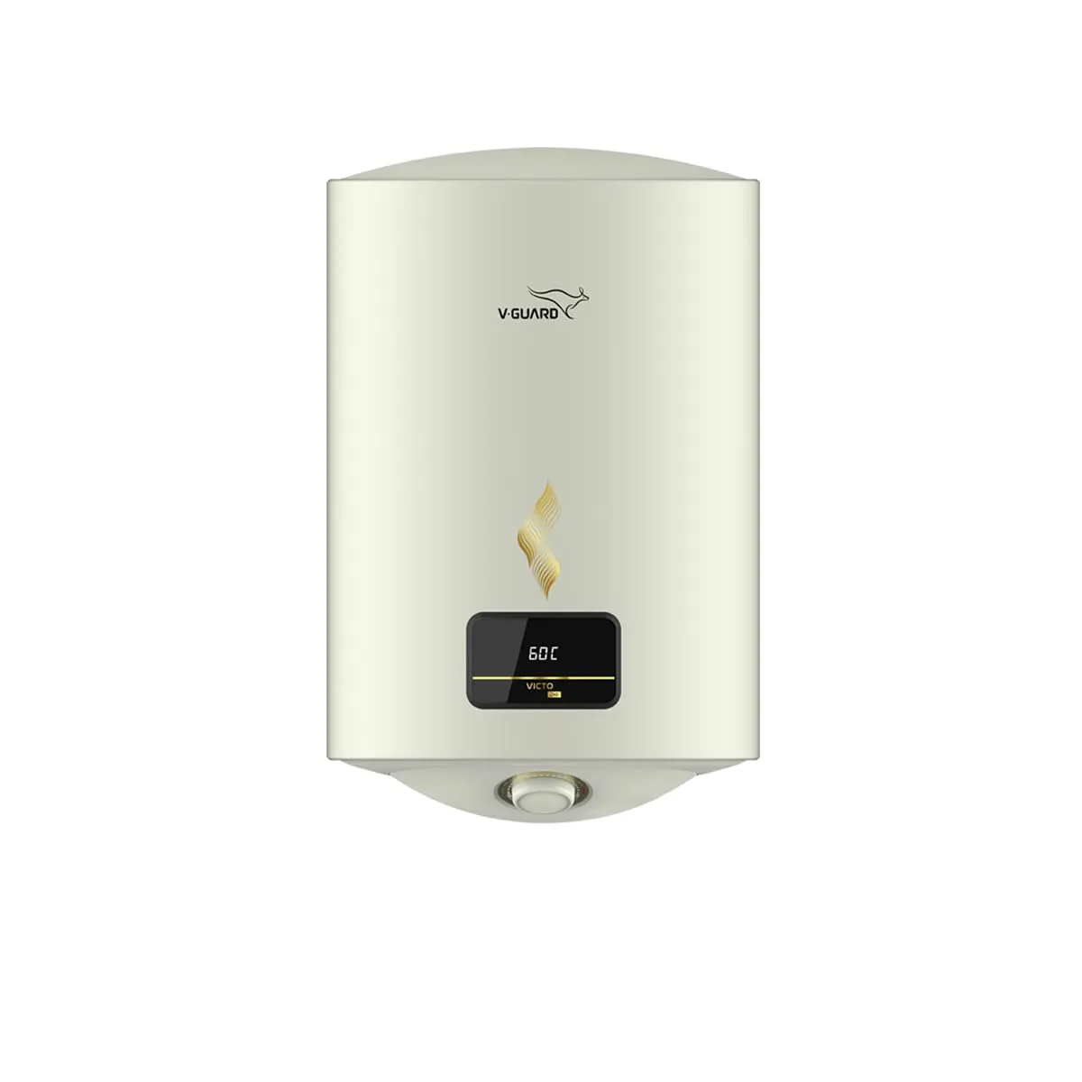 V-Guard Victo DG Geyser 15 Litre Water Heater with Digital Display | Vitreous Enamel Coating | High Energy Efficiency | Free PAN India Installation & Connection Pipes